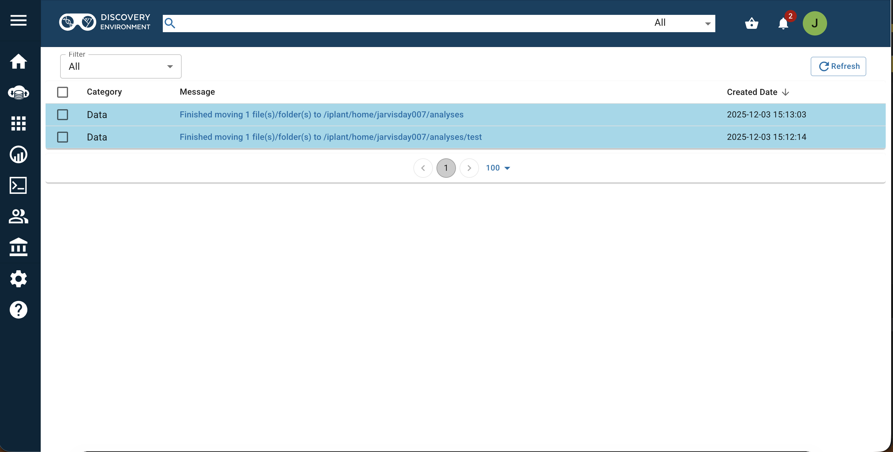 Notification Expanded