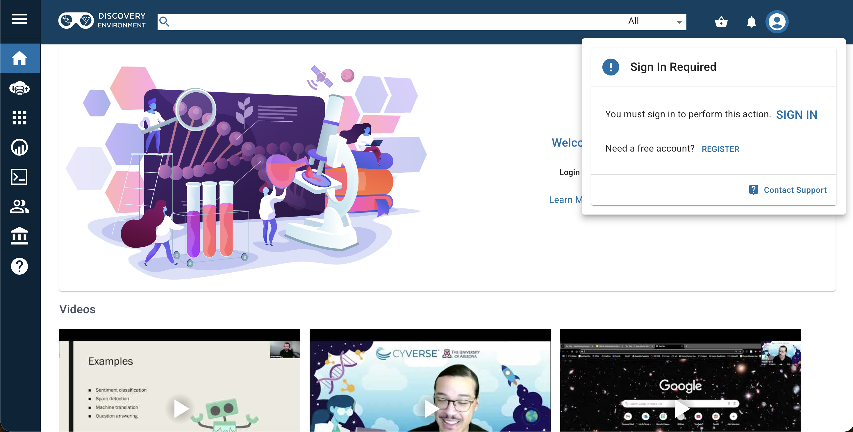 Notification Sign In